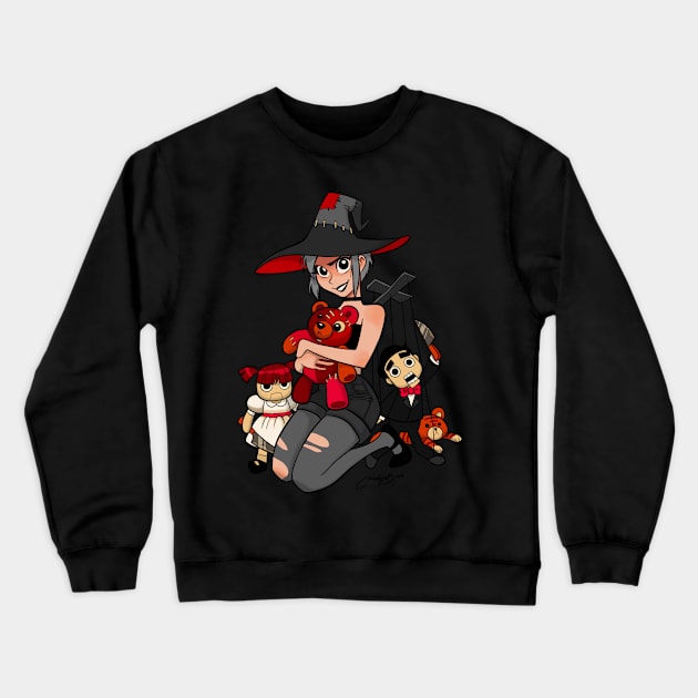 witch doll 2 Crewneck Sweatshirt by melivillosa